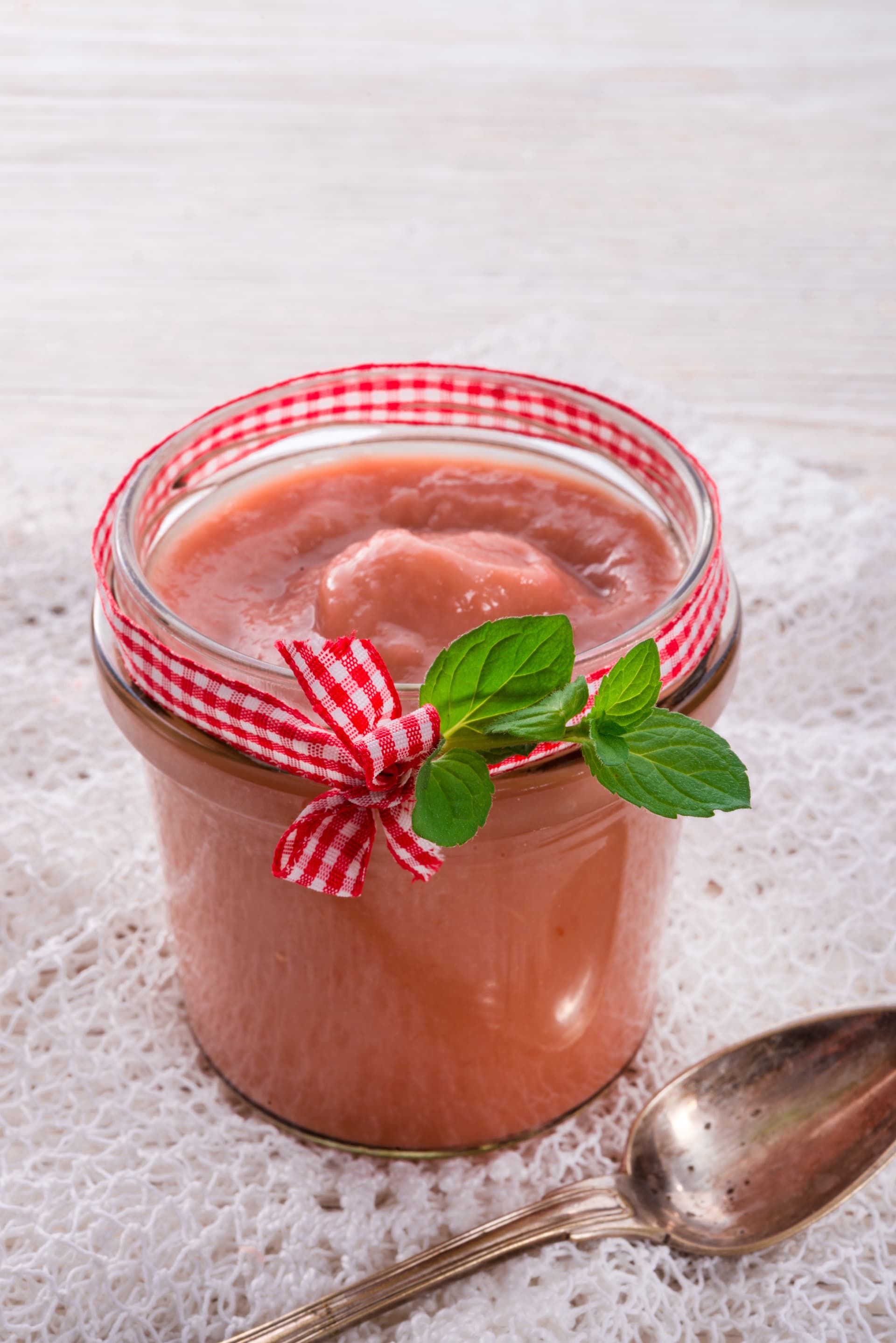 Compote pomme rhubarbe