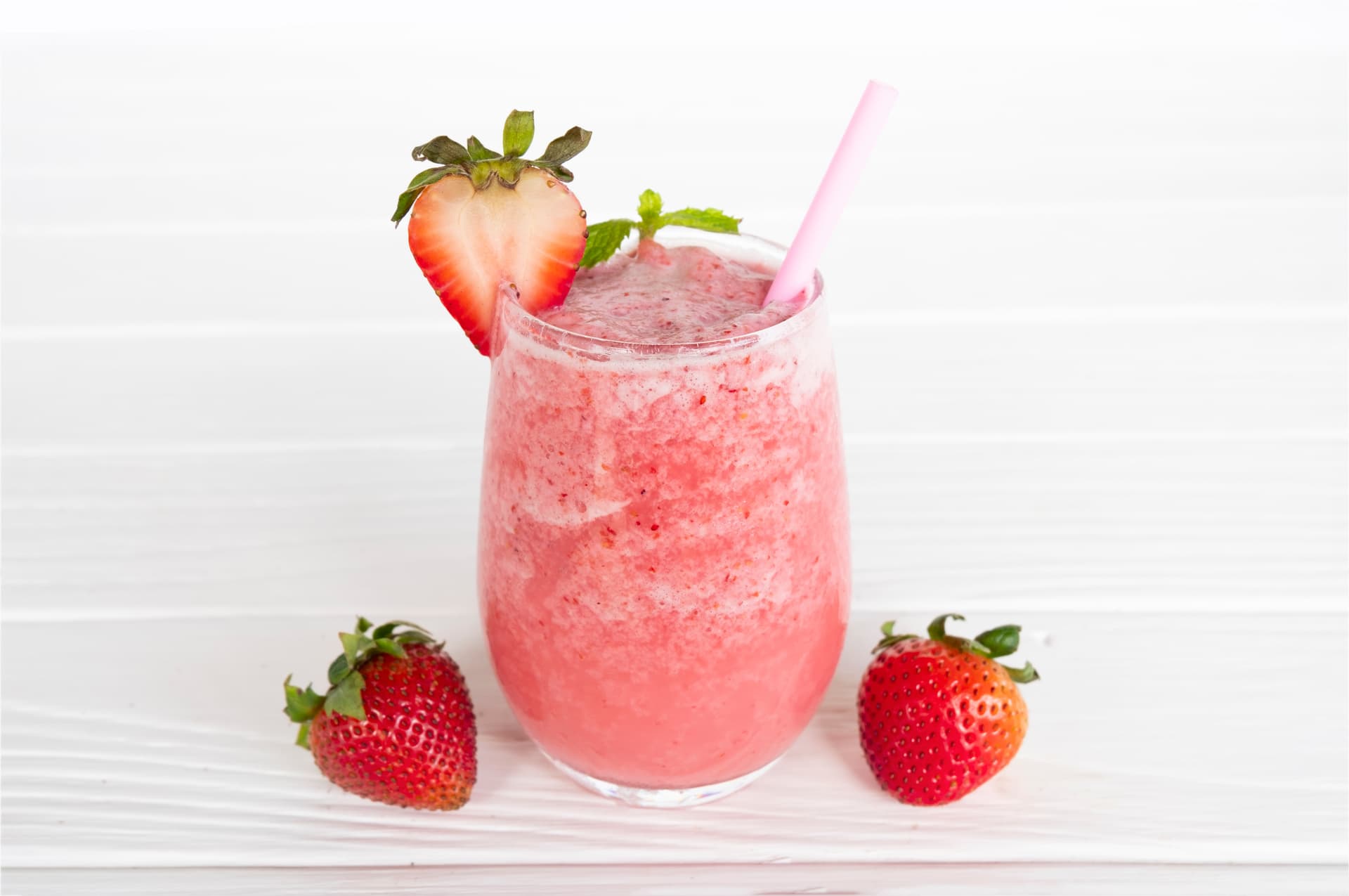 Smoothie à la fraise