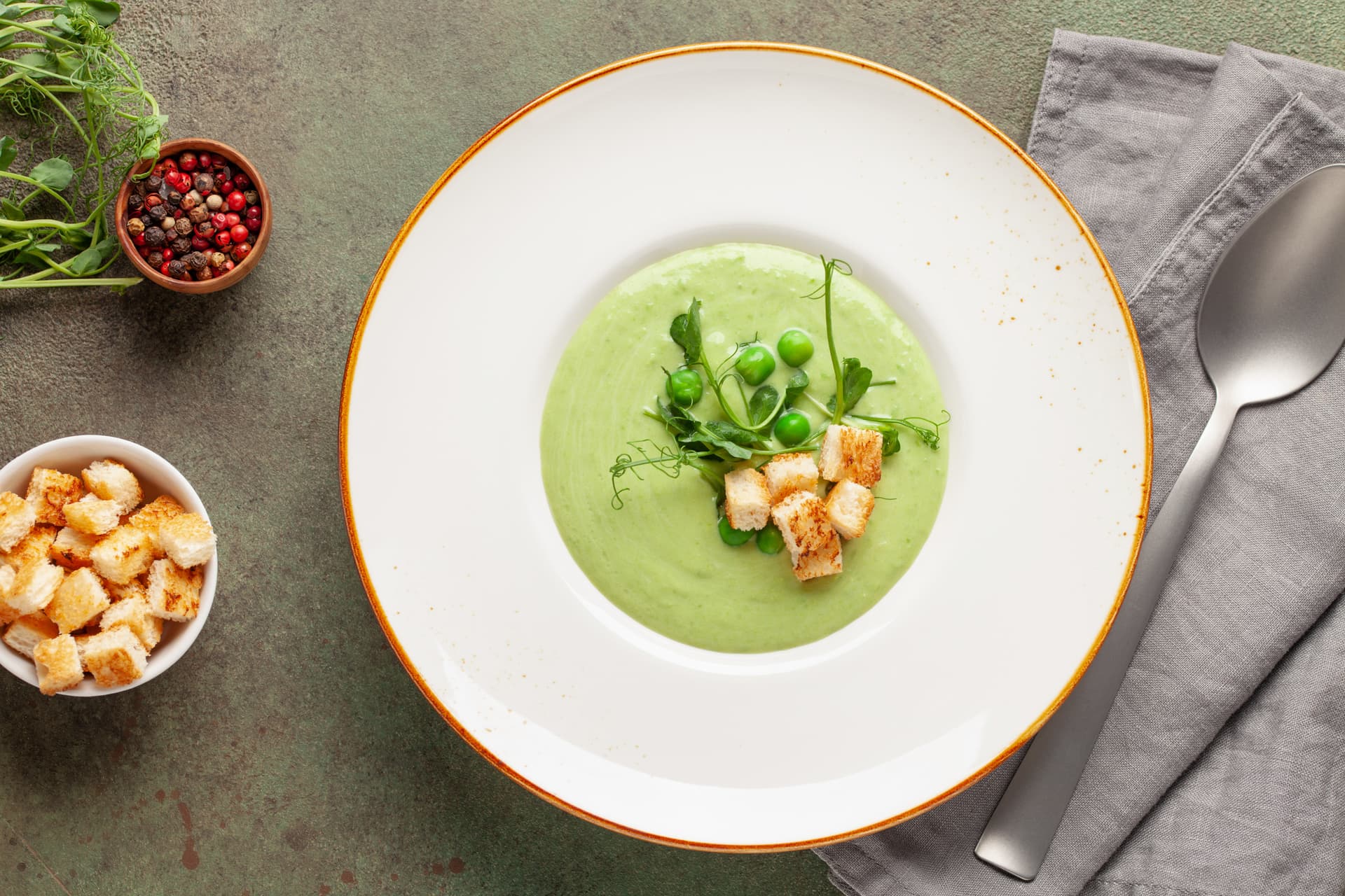 Purée de pois cassés