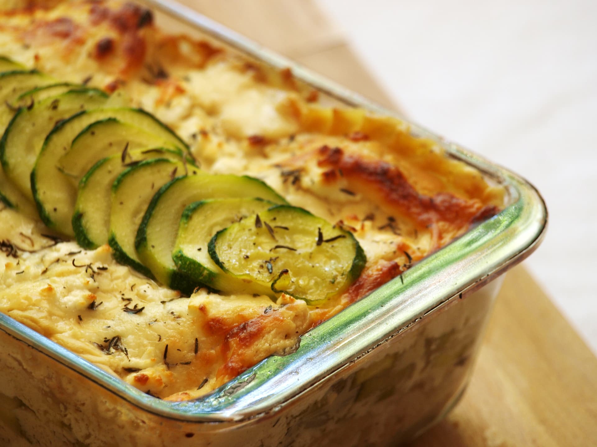Lasagne Courgettes et Chèvre