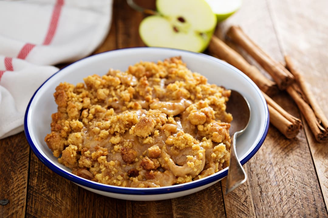 Crumble aux pommes